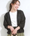 【SALE/30%OFF】SHOO・LA・RUE 【UV/水陸両用】手の甲まで隠れる レースボーダー ラッシュガードパーカ シューラルー トップス カーディガン ブラック ブルー イエロー