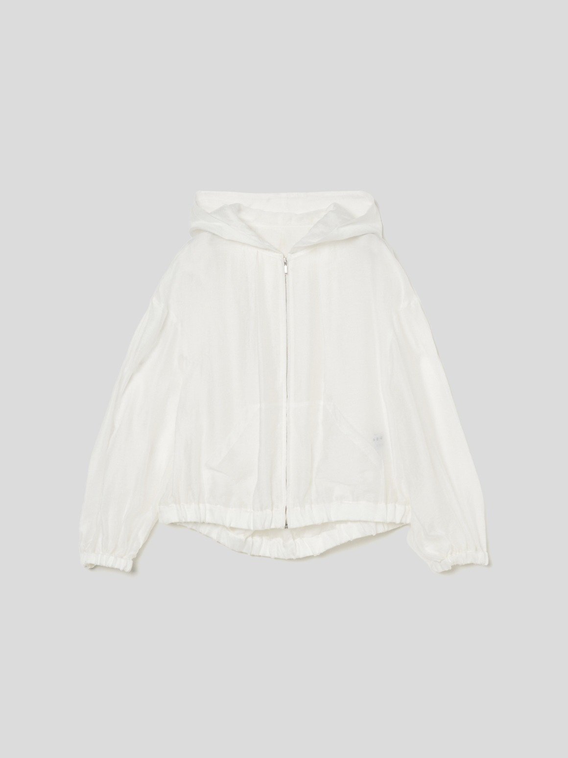 three dots Shiny shirt zip up hoody スリードッツ トップス カットソー・Tシャツ ネイビー ベージュ ブラウン ホワイト