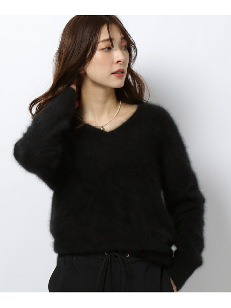 【SALE／20%OFF】BARNYARDSTORM (W)ラクーンVKN バンヤードストーム トップス ニット ブラック ブラウン【送料無料】のサムネイル