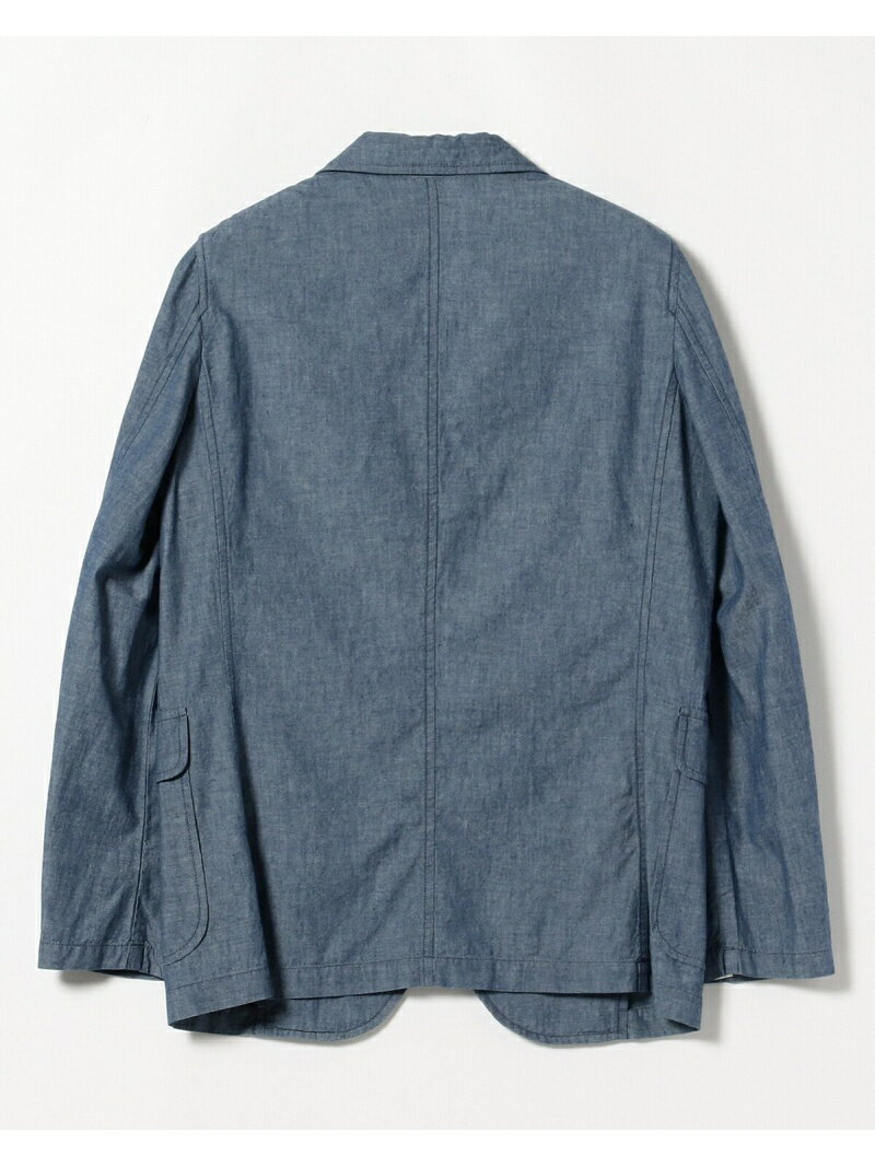 Chambray Sack Sport Coat 38-16-0199-139: Blue