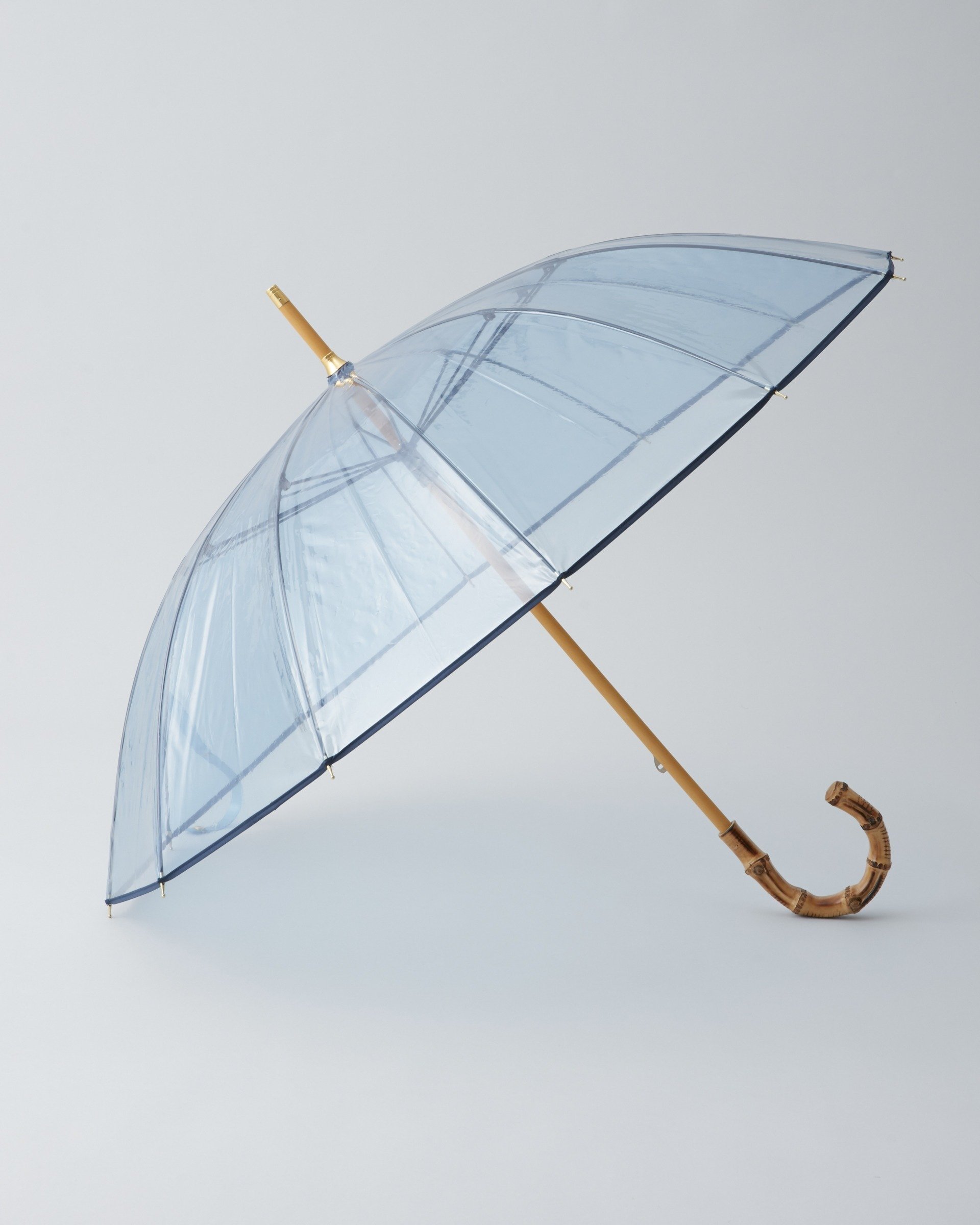 Traditional Weatherwear CLEAR UMBRELLA BAMBOO ȥǥʥ  եå󻨲 Ĺ ֥롼 ֥饦 åɡ̵