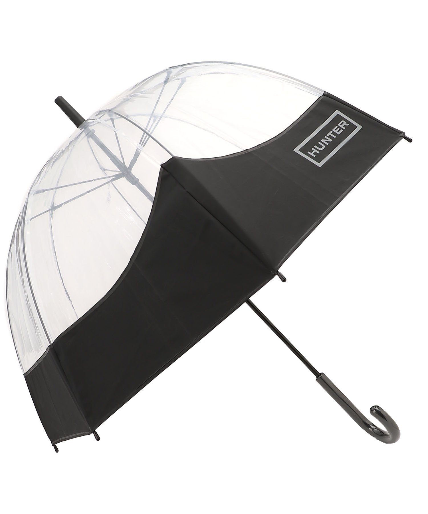 ハンター HUNTER (U)TRANSPARENT MOUSTACHE BUBBLE UMBRELLA ハンター ファッション雑貨 傘・長傘 ブラック グリーン レッド ネイビー イエロー【送料無料】