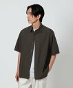 【SALE/30%OFF】BEAUTY&YOUTH UNITED ARROWS ピーチスキン スクエア フォルム シャツ ビューティー&ユース ユナイテッドアローズ トップス シャツ・ブラウス グリーン グレー【送料無料】