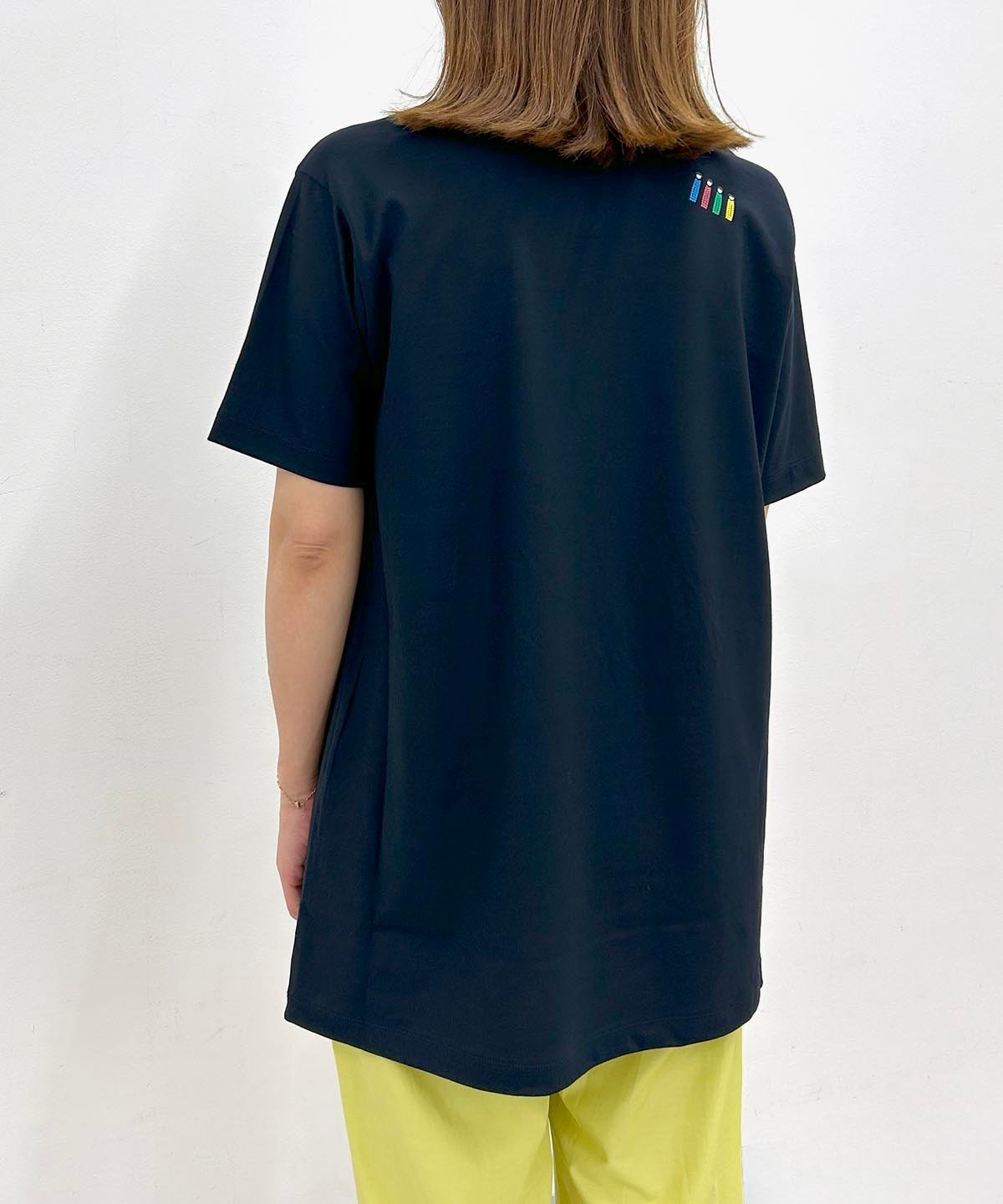 STUDIO PICONE 【オンラインストア・店舗限定商品】UV冷感地図イラストTシャツ スタジオピッコーネ トップス カットソー・Tシャツ ネイビー ホワイト【送料無料】