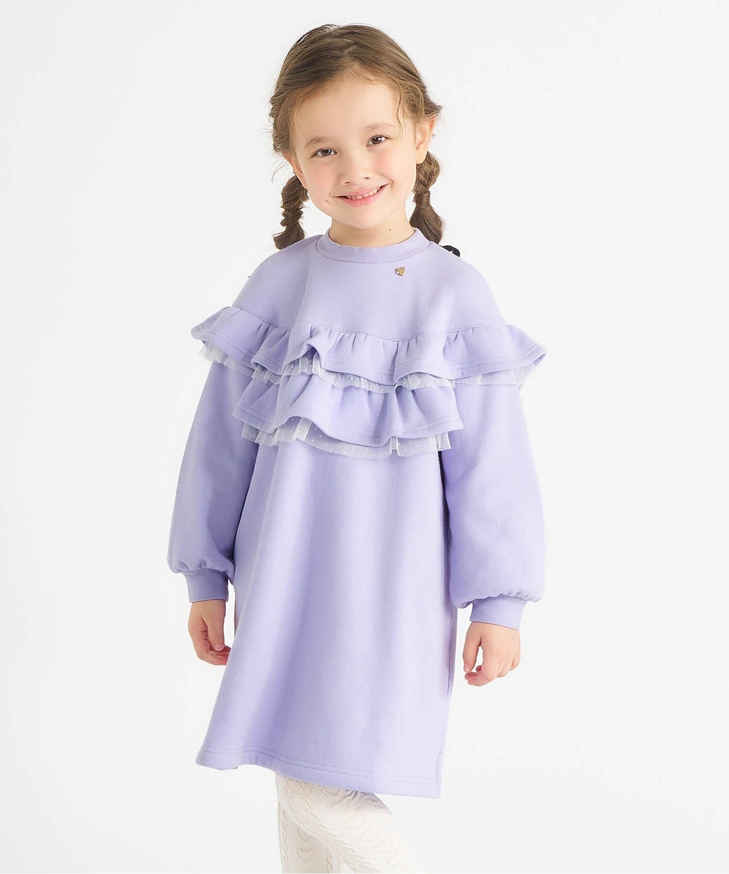 【SALE／10%OFF】apres les cours WEB限定 裏シャギーフリルワンピース エフオーオンラインストア ワン..