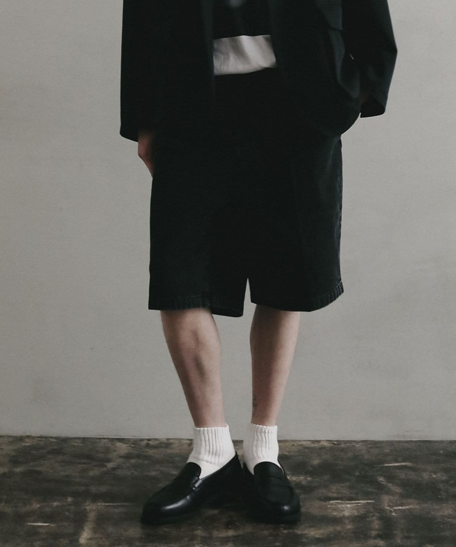 【EF(エフ)】コットンショーツ(MEN) ベイフロー パンツ その他のパンツ ブラック
