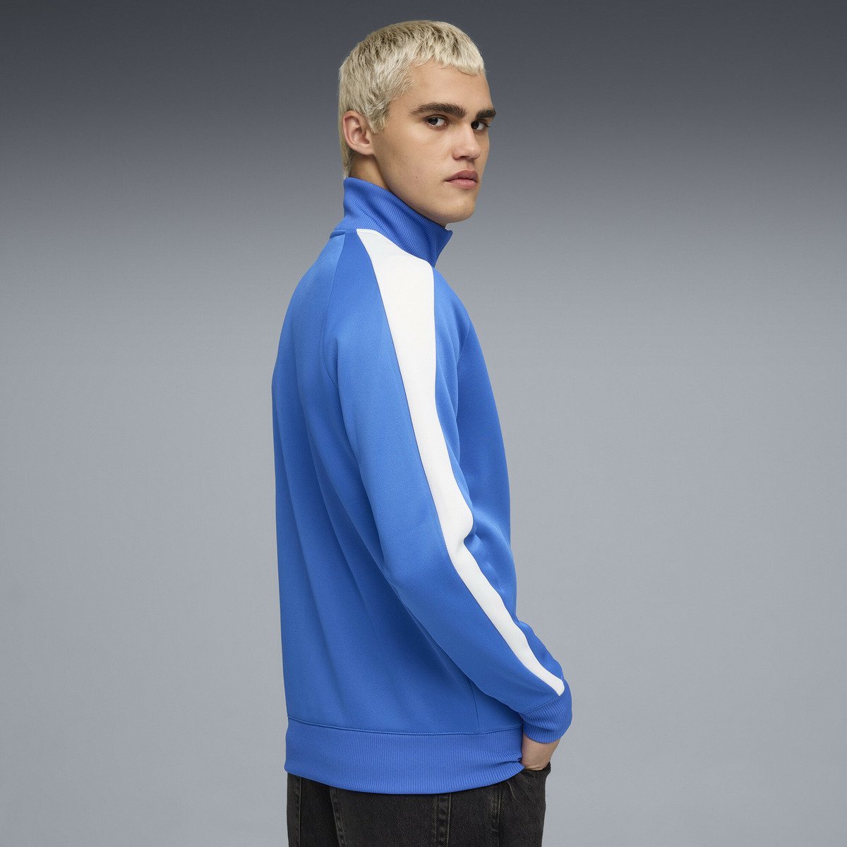 PUMA メンズ T7 オールウェイズ オン トラック ジャケット DK プーマ ジャケット・アウター その他のジャケット・アウター ブルー【送料無料】