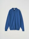 JOHN SMEDLEY 長袖ニットポロシャツ | KNOLL | 30G MODERN FIT ジョンスメドレー トップス ニット ブルー【送料無料】