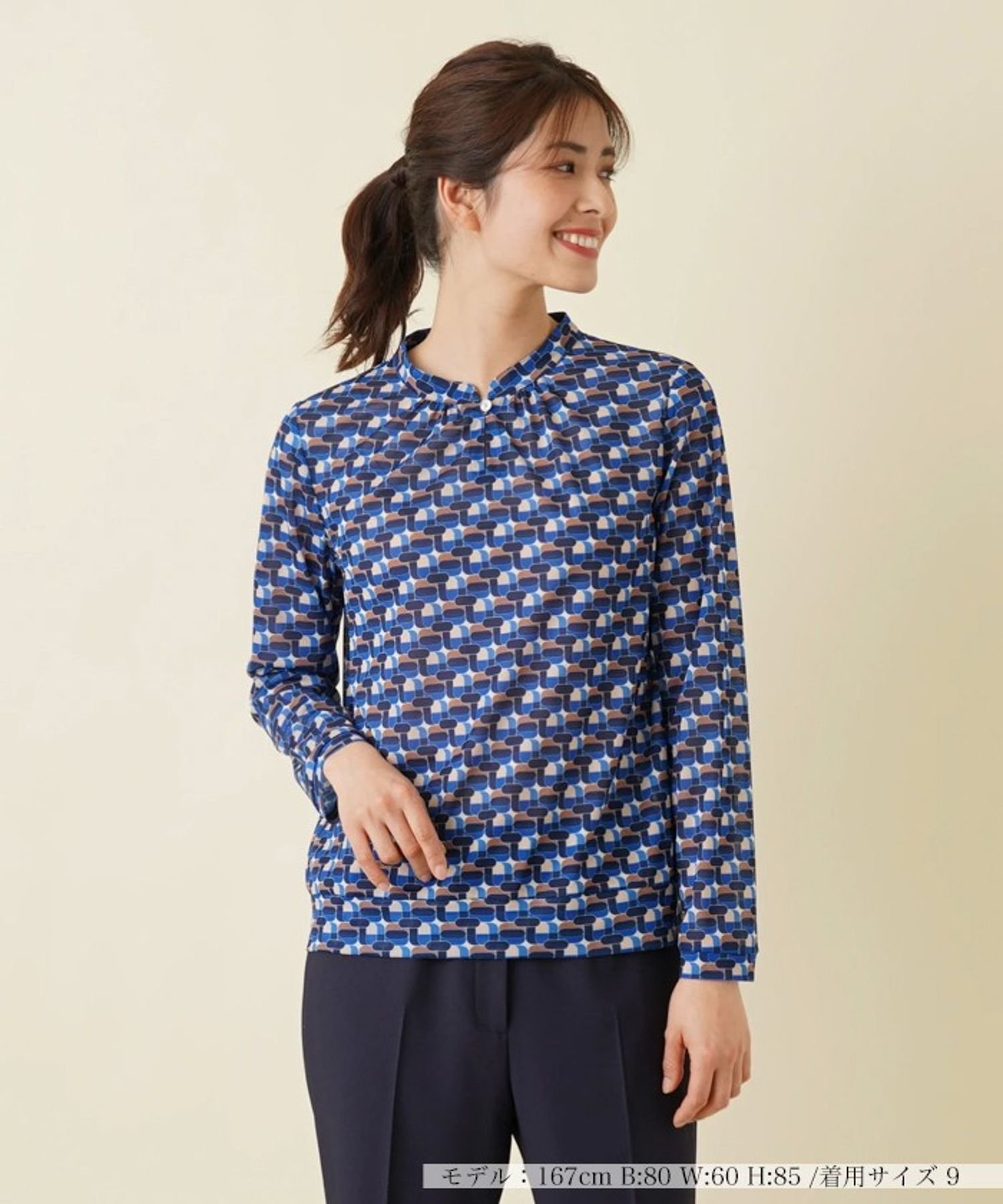 Leilian カットソー【ROCHAS Premiere】 レリアン トップス カットソー・Tシャツ