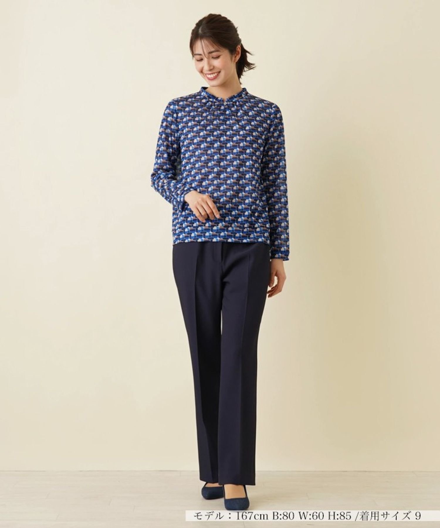 Leilian カットソー【ROCHAS Premiere】 レリアン トップス カットソー・Tシャツ