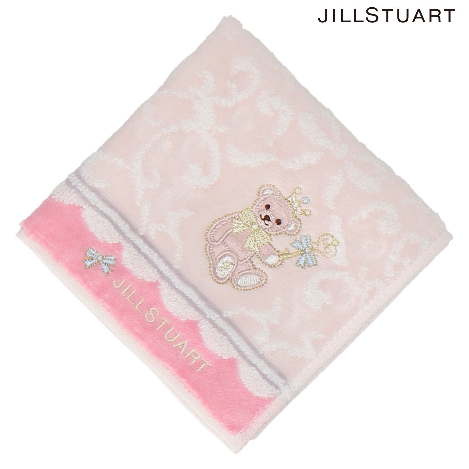 JILL STUART JILL STUART(ジルスチュアート) タオルハンカチ インターモードカワベ ファッション雑貨 ハンカチ・ハンドタオル ホワイト ベージュ ピンク