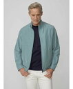 アクアスキュータム Aquascutum MEN Linen Harrington Jacket アクアスキュータム ジャケット・アウター ブルゾン・ジャンパー グリーン グレー【送料無料】