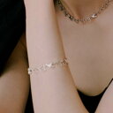 quip queint quip queint/feeling bracelet フォブ アクセサリー・腕時計 ブレスレット・バングル シルバー【送料無料】
