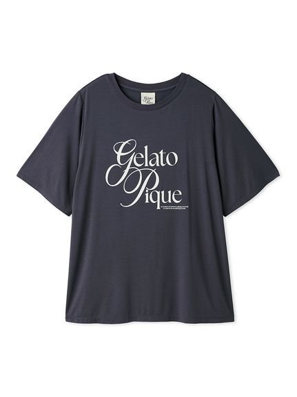 gelato pique 【母の日】【IFMC.】レーヨンロゴTシャツ ジェラートピケ インナー・ルームウェア その他のインナー・ルームウェア ピンク ネイビー【送料無料】