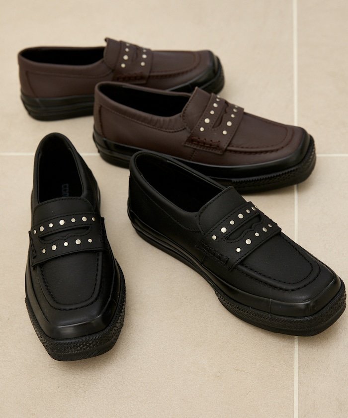 SQUARETOE LOAFER SA[23.0~25.0cm展開] 限定展開 フリークスストア シューズ・靴 ローファー ブラウン ブラック