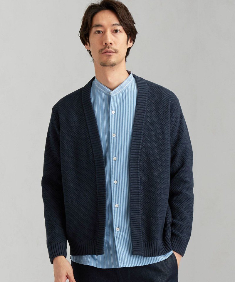 【SALE/70%OFF】UNITED ARROWS green label relaxing SC ウォッシュドリンクス イージー カーディガン ユナイテッドアローズ アウトレット ニット カーディガン ネイビー グレー レッド