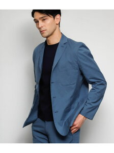 【SALE／72%OFF】NEWYORKER MEN コットンリネンタンブラー カバーオールジャケット(セットアップ対応) ニューヨーカー スーツ・フォーマル セットアップスーツ ブルー【送料無料】