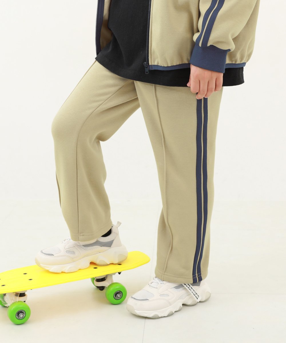 【SALE／29%OFF】devirock RICH WARM 裏シャギーサイドラインパンツ ボトムス ロングパンツ デビロック パンツ その他のパンツ ベージュ ブラック グレーのサムネイル
