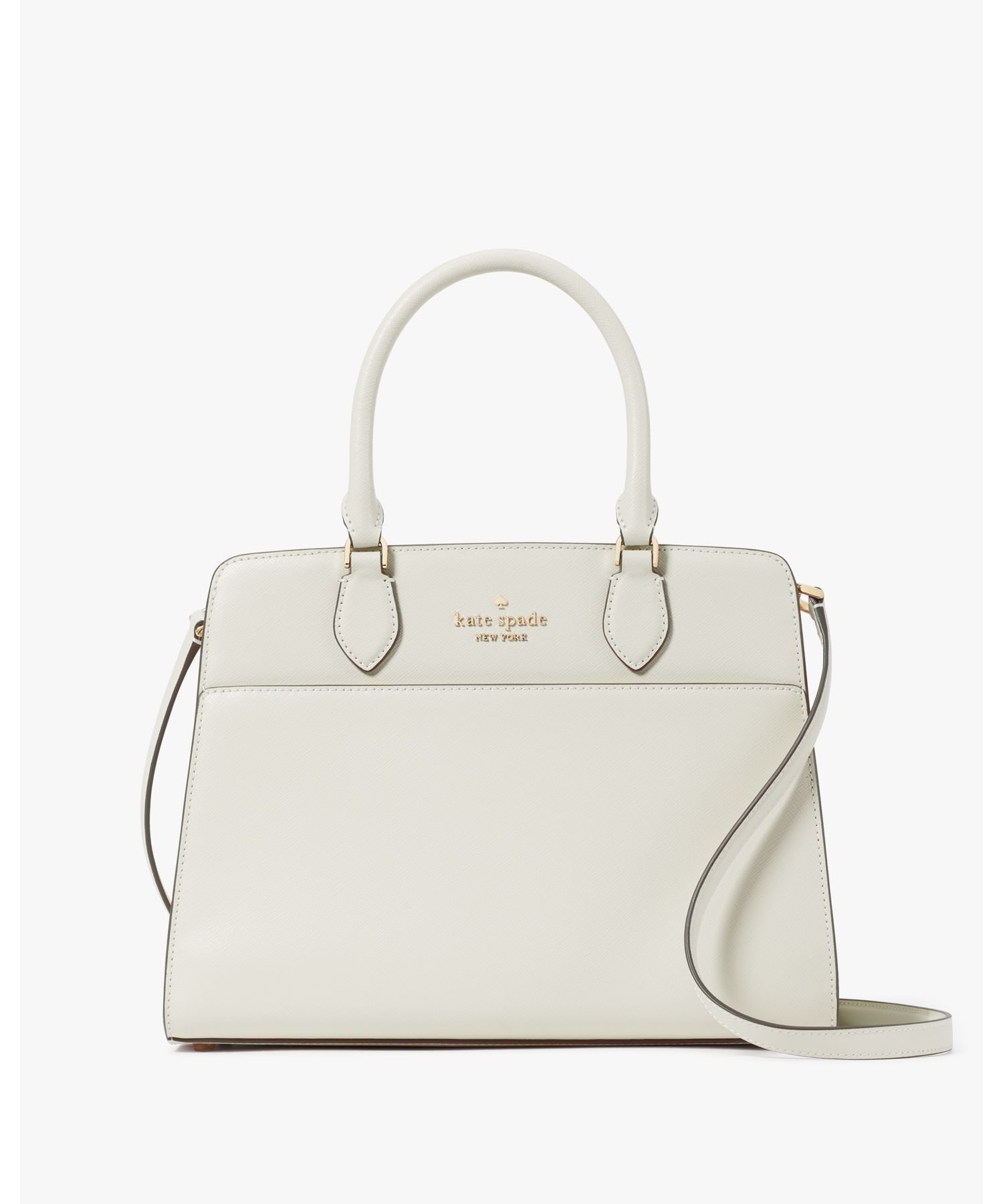 【SALE／65%OFF】kate spade new york マディソン ミディアム サッチェル ケイトスペードニューヨーク バッグ ハンドバッグ ホワイト【送料無料】