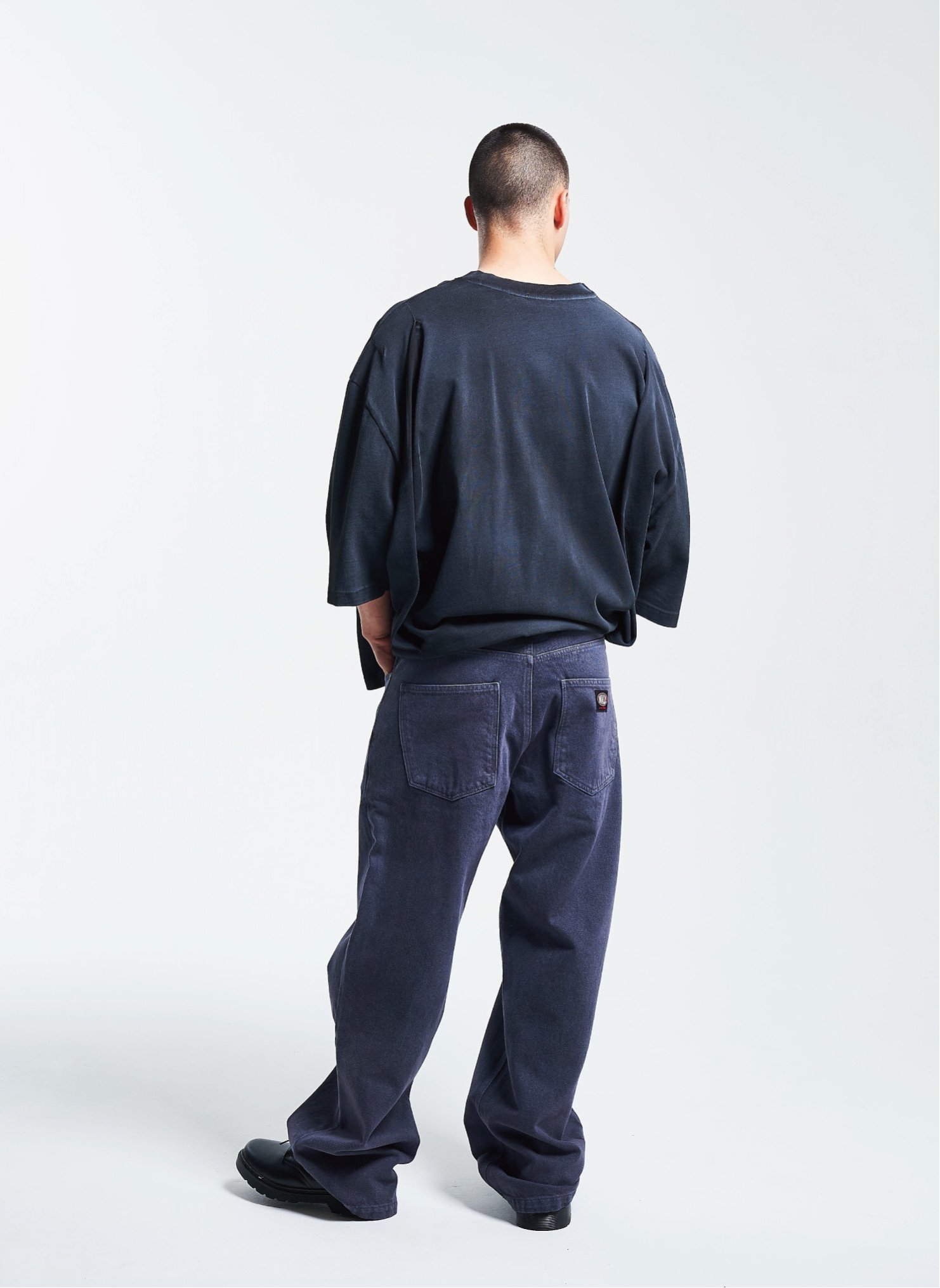 【SALE／30%OFF】WILLY CHAVARRIA STRAIGHT DENIM ウィリーチャバリア パンツ ジーンズ・デニムパンツ ブラック【送料無料】