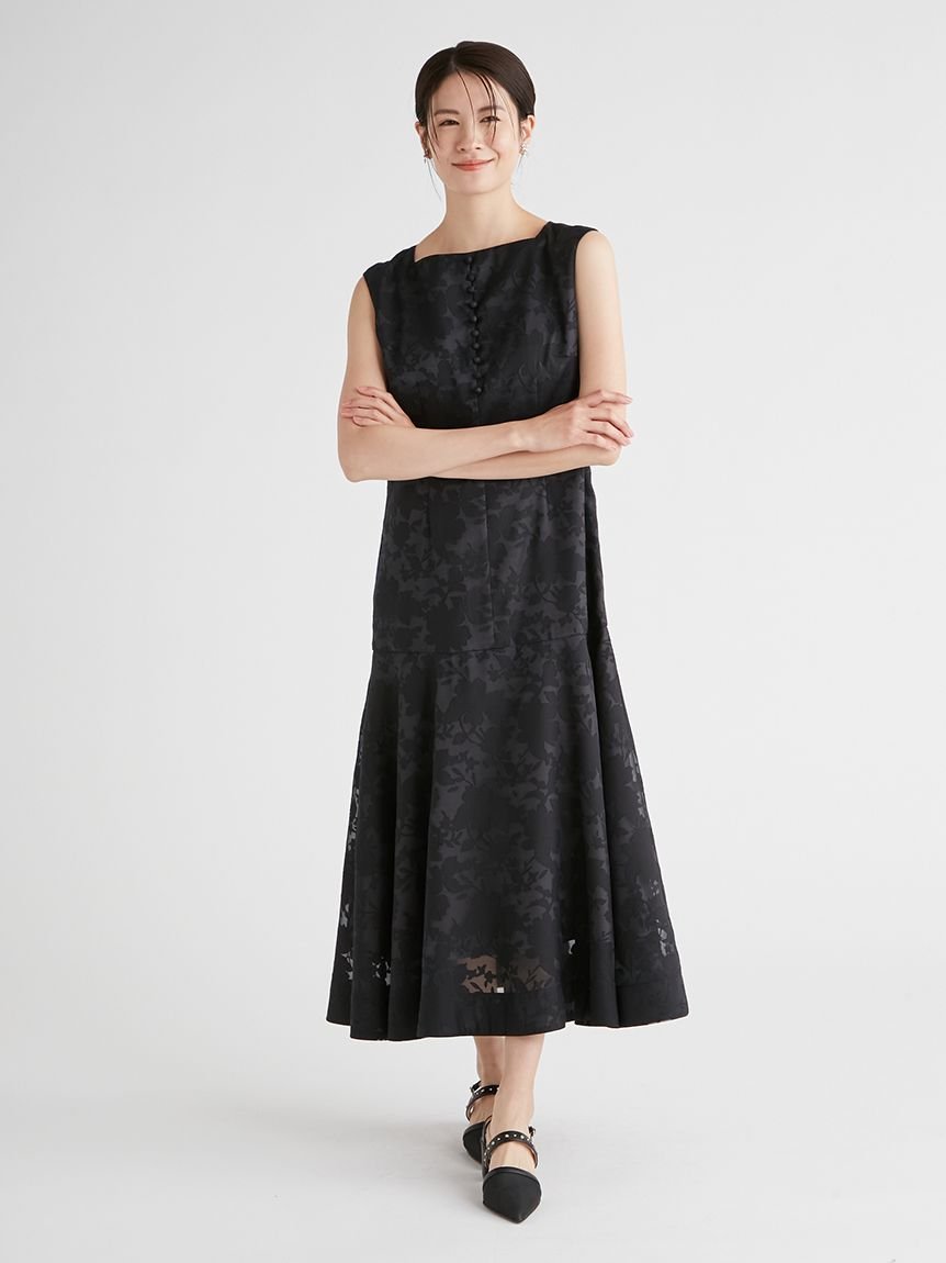 【SALE／50%OFF】CELFORD オパールマーメイドワンピース セルフォード ワンピース・ドレス その他のワンピース・ドレス ブルー ブラック ベージュ【送料無料】のサムネイル