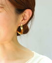 ieLS 「ieLS」ステンレス エッジカーブピアス クークロワッサン アクセサリー・腕時計 ピアス シルバー ゴールド【送料無料】