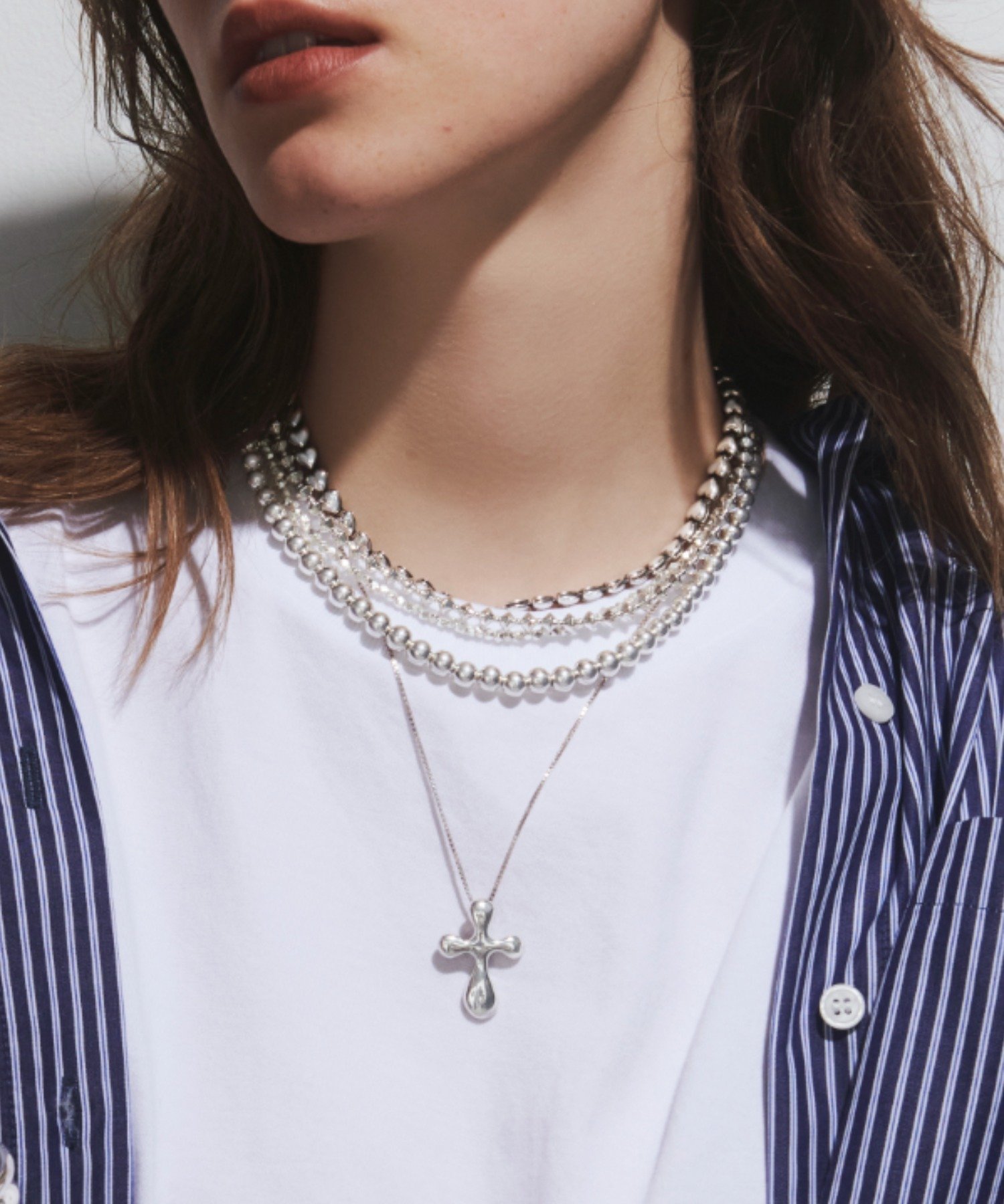 quip queint quip queint/abacus necklace/アバカス ネックレス フォブ アクセサリー・腕時計 ネックレス シルバー