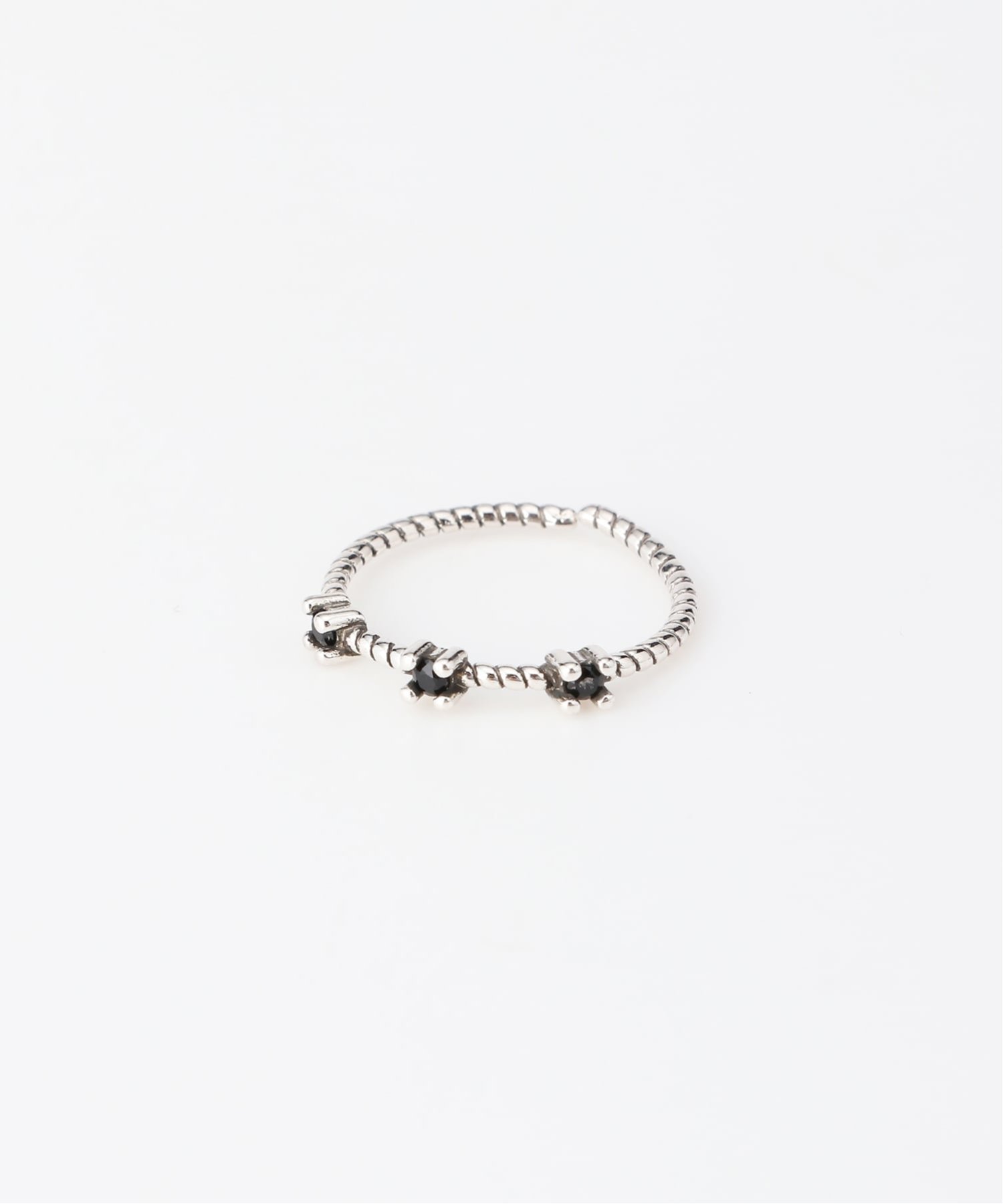 【SALE／20%OFF】Coo+i Coo+i/(W)デザインオープンリング スレンダー アクセサリー・腕時計 リング・指輪 シルバー(4)