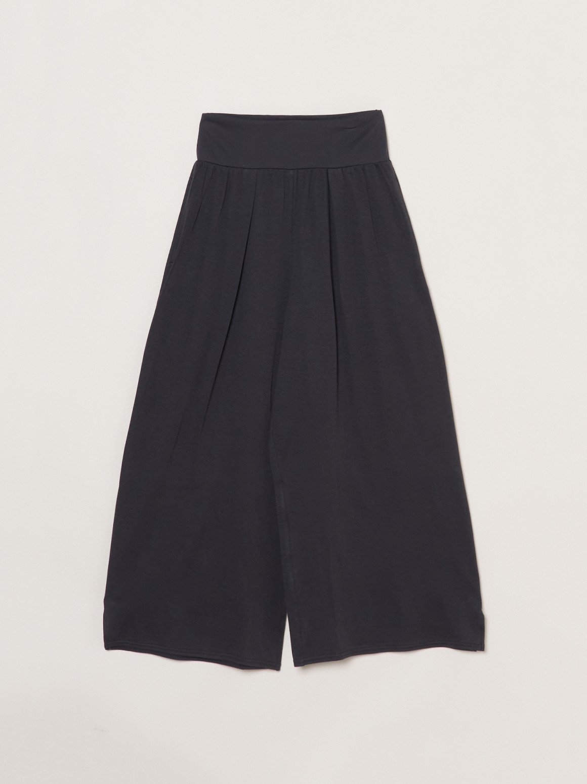 three dots Smile double cotton croppedpants スリードッツ パンツ その他のパンツ ブラック