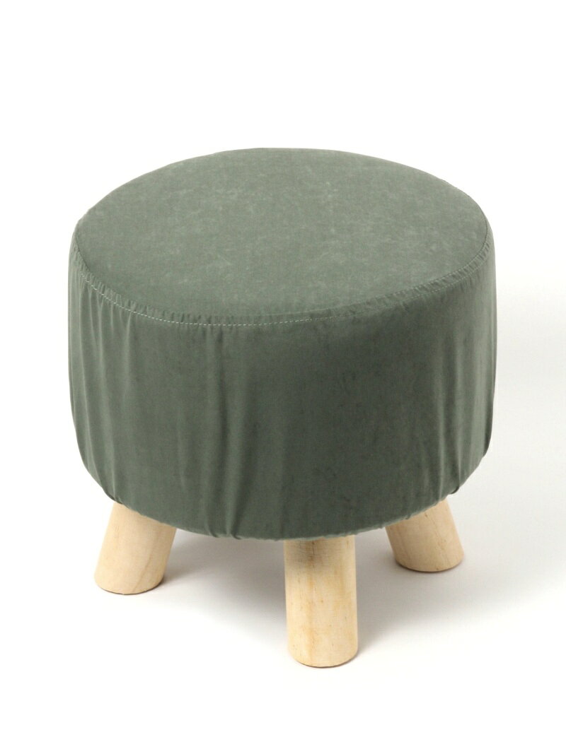 【SALE／50%OFF】LAKOLE (U)マル スツールカバー ベロア ラコレ インテリア・生活雑貨 その他のインテリア・生活雑貨 グリーン グレー ブルー オレンジのサムネイル