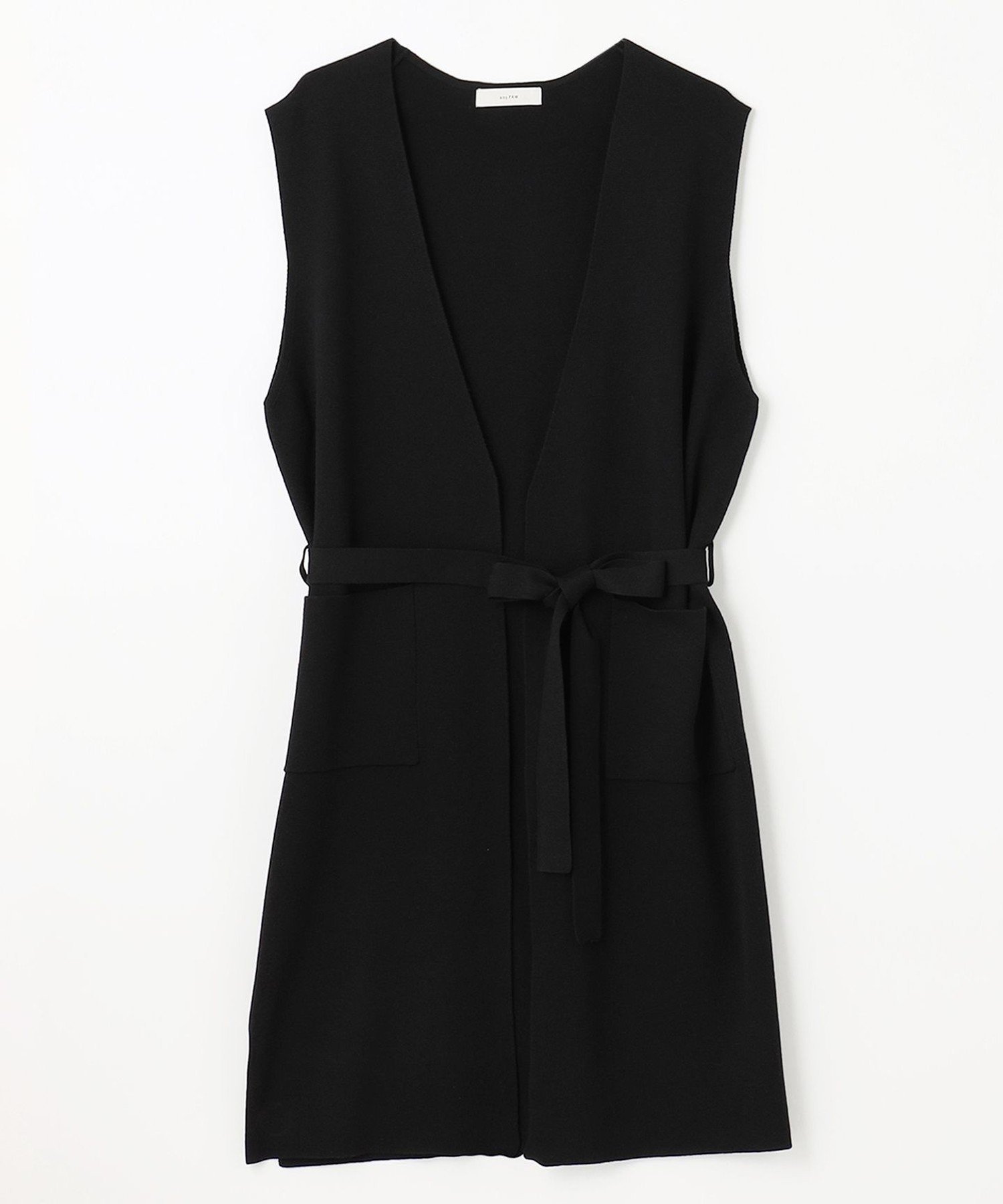 【SALE／30%OFF】ANY 【洗濯機可】マシュマロニットジレ エニィ トップス ベスト・ジレ ブラック ブラ..