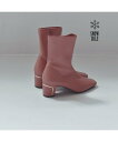 【SALE/30%OFF】Au BANNISTER 【スノーソール/晴雨兼用】メタルラインヒールストレッチブーツ オゥ・バニスター シューズ・靴 ブーツ グリー...