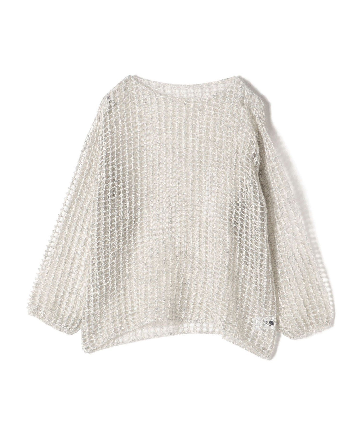 【SALE／70%OFF】SHIPS WOMEN ＜手洗い可能＞モヘヤ メッシュ プルオーバー◇ シップス トップス ニット グレー ブルー【送料無料】