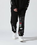 ROYAL FLASH THESAINT MAFIA CLUB/SWEAT EASY PANTS ロイヤルフラッシュ パンツ ジーンズ・デニムパンツ ブラック【送料無料】