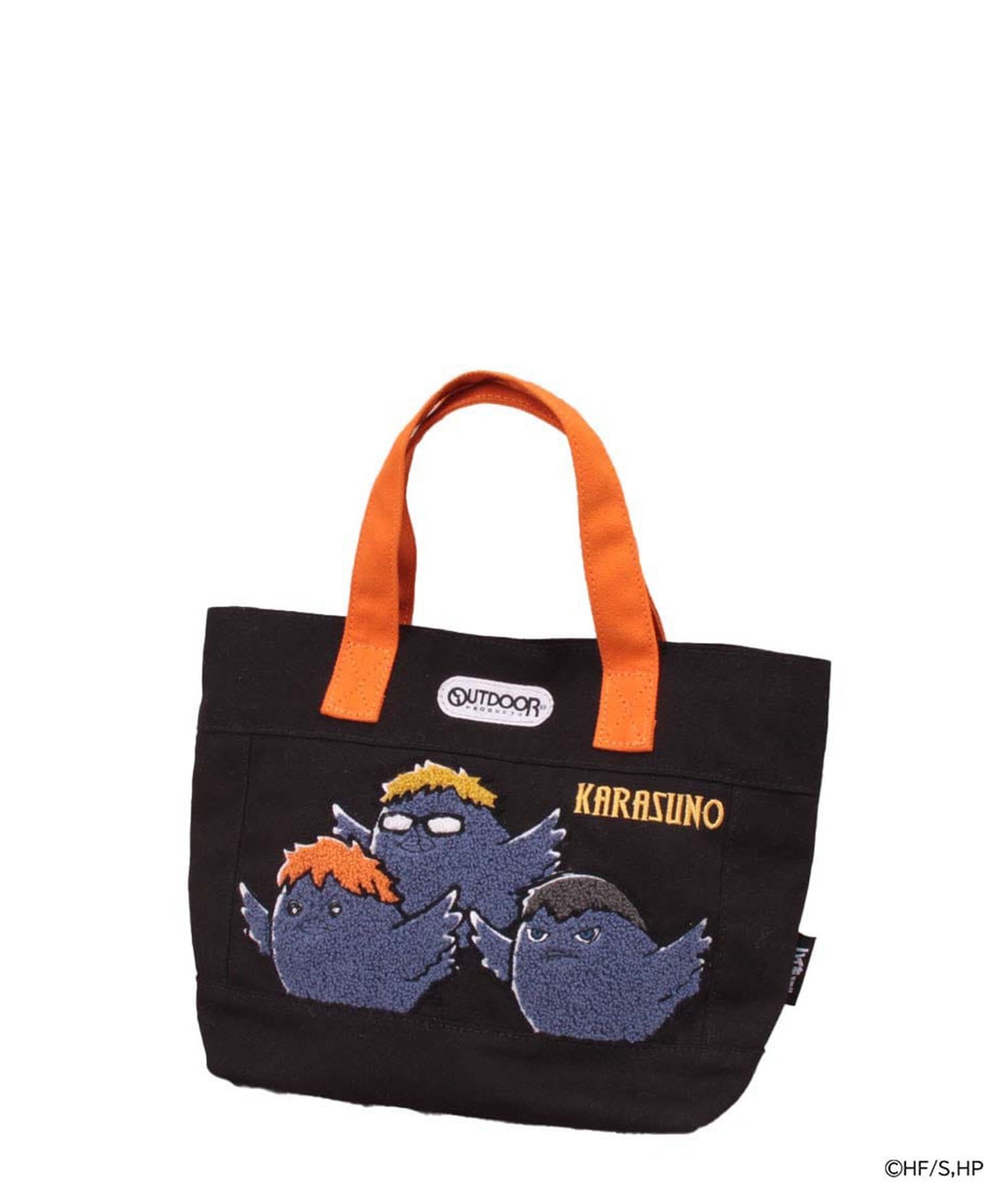 OUTDOOR PRODUCTS 【ハイキュー!!*OUTDOOR PRODUCTS】ミニトートバッグ ロワード バッグ トートバッグ ブラック