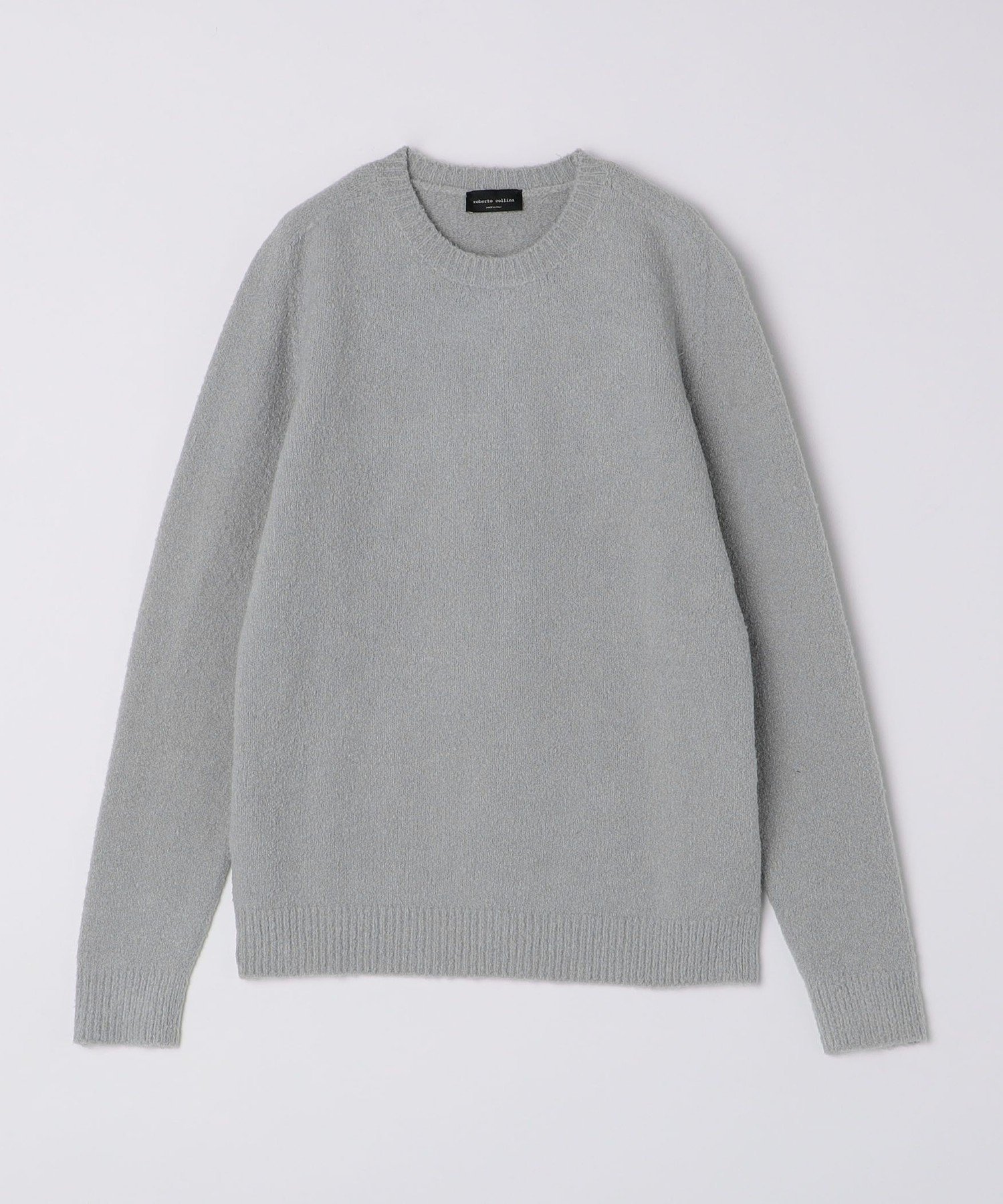 【SALE／60%OFF】SHIPS MEN roberto collina: GIROCOLLO BOUCLE CREW NECK シップス トップス ニット ブラウン グレー ブルー ピンク【送料無料】