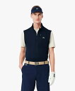 【SALE/40%OFF】LACOSTE ウルトラドライハーフジップゴルフベスト ラコステ トップス ベスト・ジレ ネイビー【送料無料】