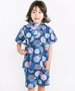 SLAP SLIP 【お揃い】モチーフ総柄甚平(80~130cm) ベベ オンライン ストア 着物・浴衣・和装小物 浴衣 ホワイト ブルー ネイビー