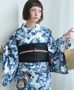 【SALE/17%OFF】Nico@ntique ニコアンティーク セパレート 二部式浴衣3点セット 梟の森 宵 ウタタネ 着物・浴衣・和装小物 浴衣【送料無料】