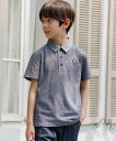 J.PRESS 【140-170cm】カノコ ライク 半袖ポロシャツ ジェイプレス トップス ポロシャツ ブラック ブルー【送料無料】