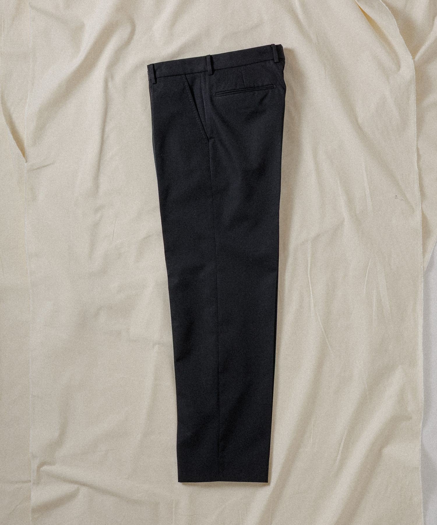 WILD LIFE TAILOR Adam et Rope' WOOL GABARDINE STRAIGHT SLACKS アダムエロペ パンツ その他のパンツ グレー ブラック【送料無料】