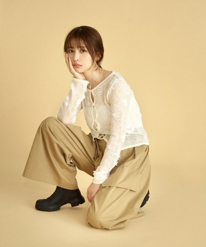 【SALE／60%OFF】Firsthand ハイカウント チノワイドパンツ 25AW フリークスストア パンツ チノパンツ ブラック ブラウン【送料無料】