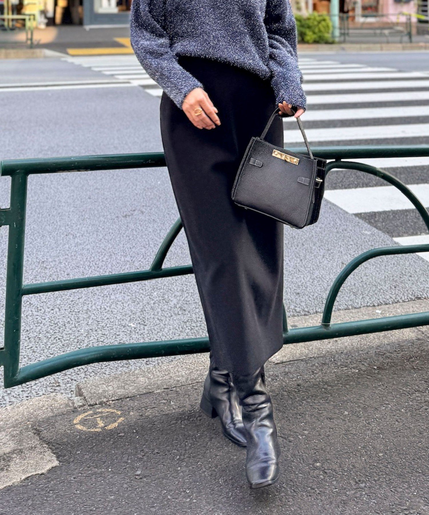 NOLLEY'S 【一部WEB限定カラー&サイズ】ウォッシャブルWジャージタイトスカート ノーリーズ スカート ミディアムスカート ブラウン ブラック ベージュ【送料無料】のサムネイル