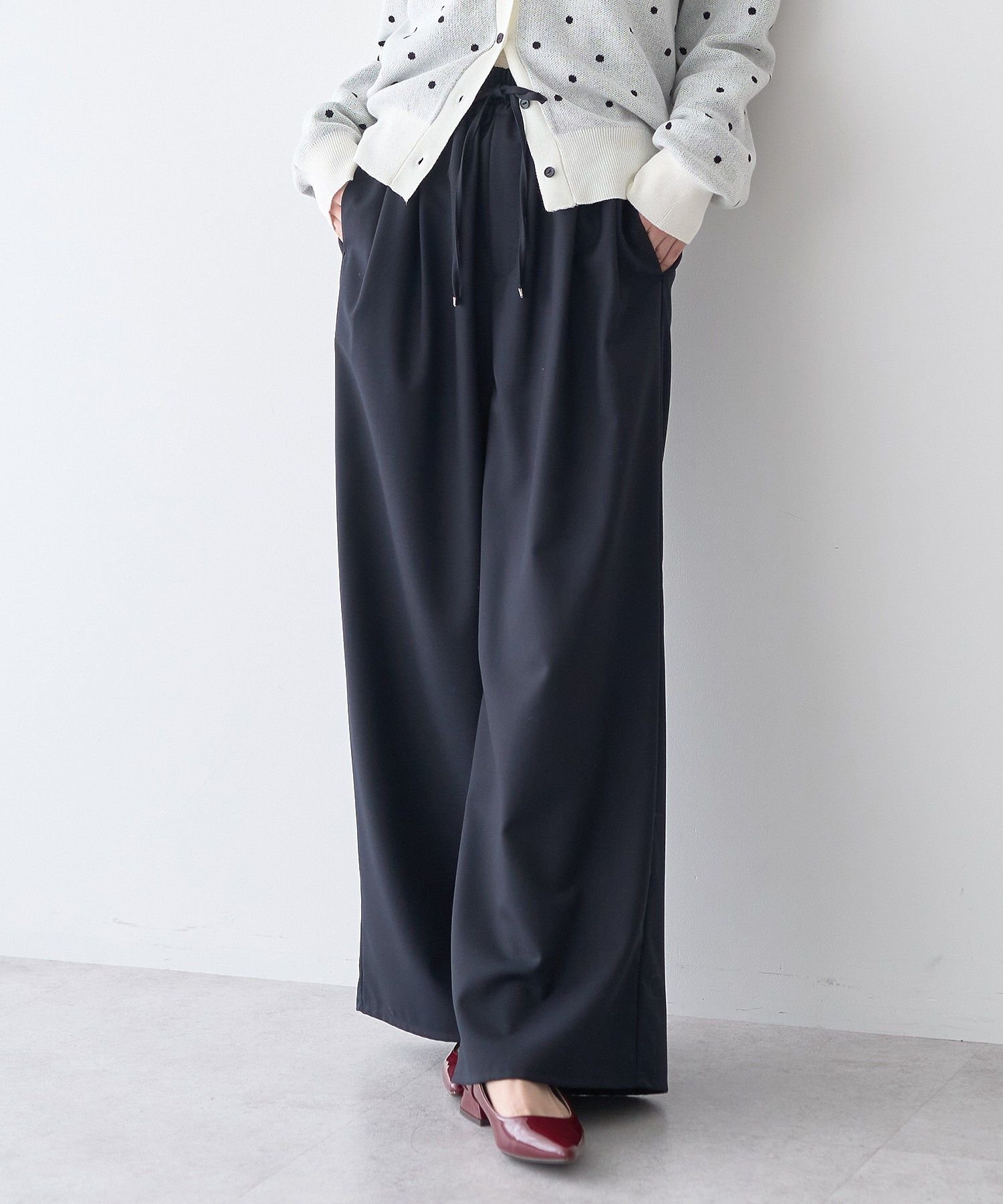 earth music&ecology ゆるとろパンツ アースミュージック&エコロジー パンツ その他のパンツ ブラウン ..