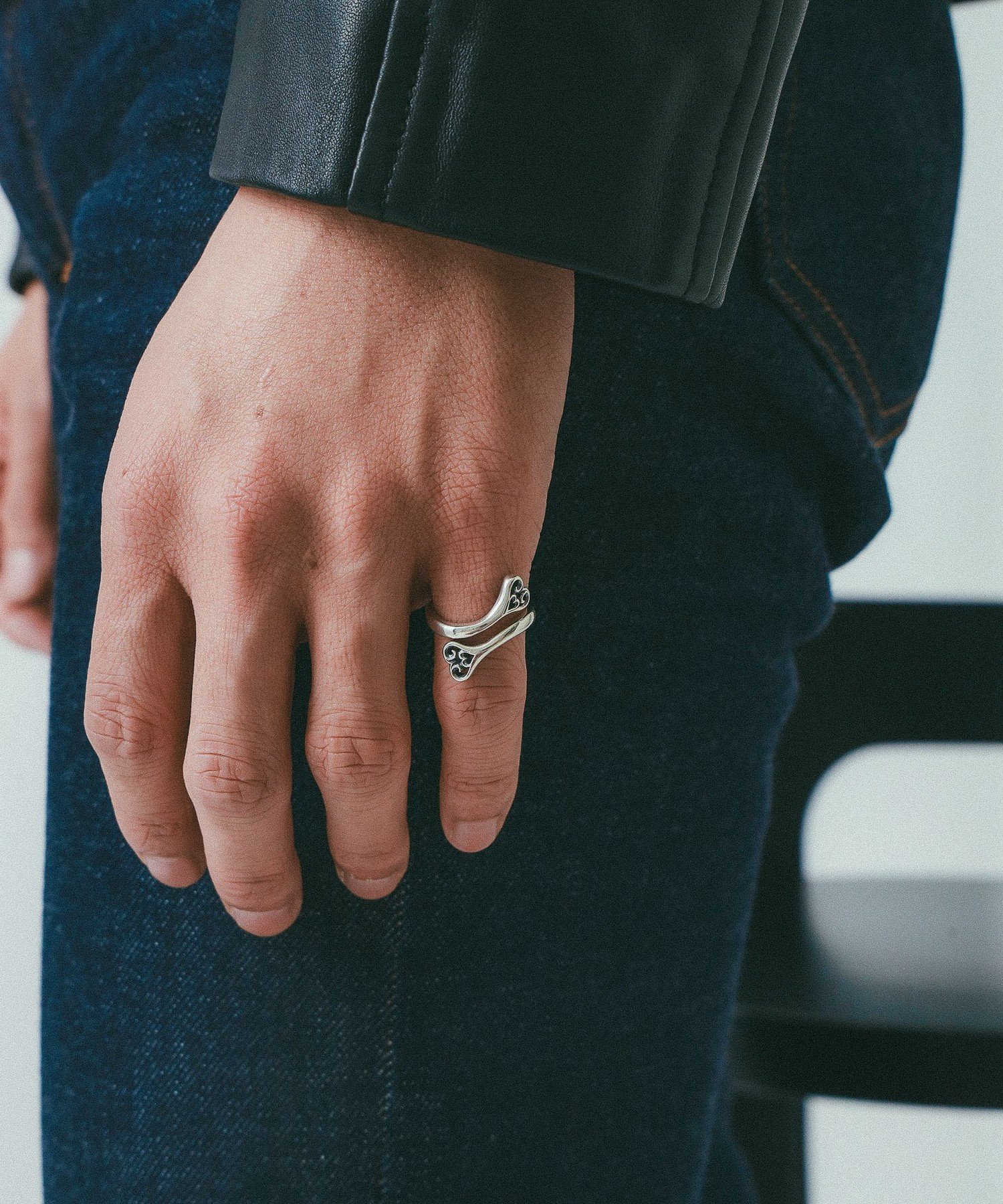 Bill Wall Leather Double Tribal Heart Free Ring ビームス メン アクセサリー・腕時計 リング・指輪【送料無料】