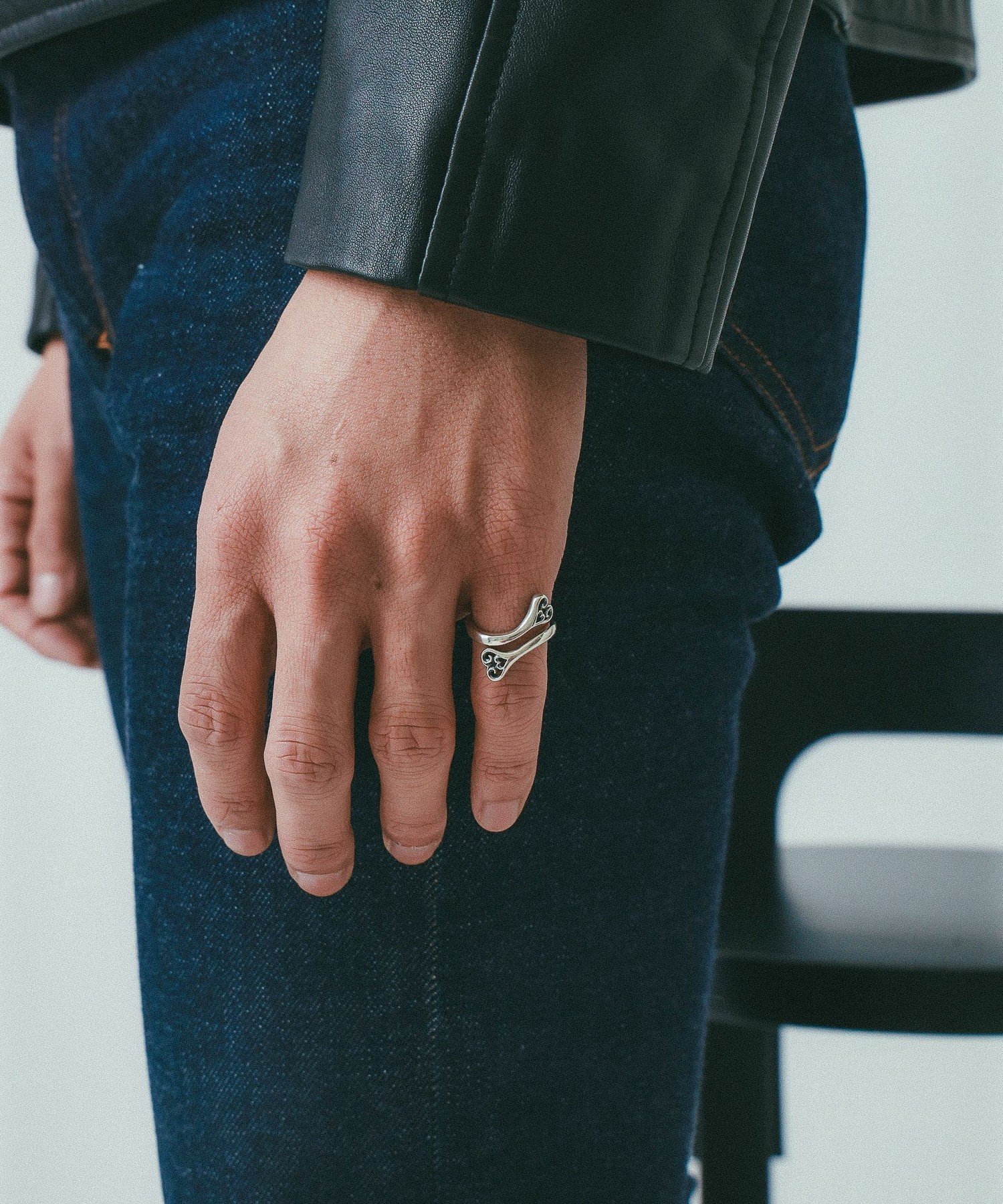 Bill Wall Leather 【EXCLUSIVE】Double Tribal Heart Free Ring ビームス メン アクセサリー・腕時計 リング・指輪【送料無料】