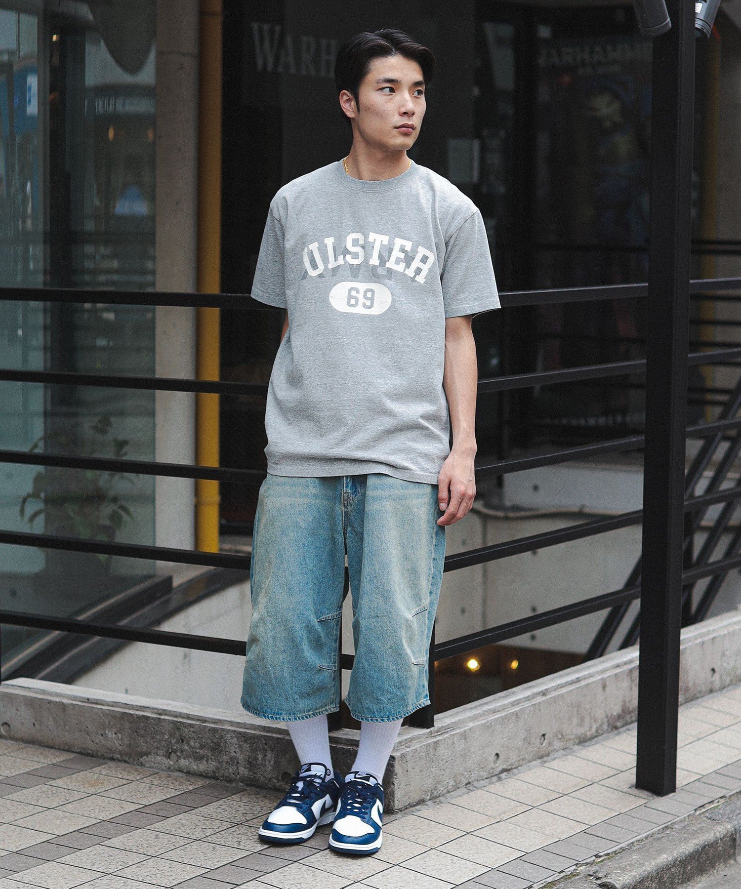 【SALE／30%OFF】BEAMS T ARMY PRINT T-Shirt ビームス アウトレット トップス カットソー・Tシャツ グレー ネイビー【送料無料】