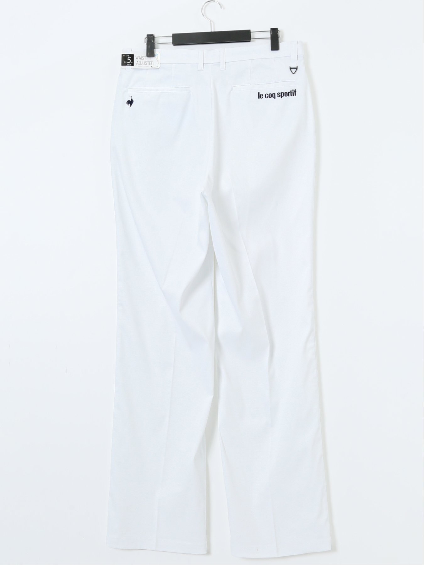 GRAND-BACK 【大きいサイズ】ルコックスポルティフ ゴルフ/le coq sportif GOLF ウエストアジャスター付き ワンタックパンツ タカキュー パンツ チノパンツ ホワイト ネイビー【送料無料】