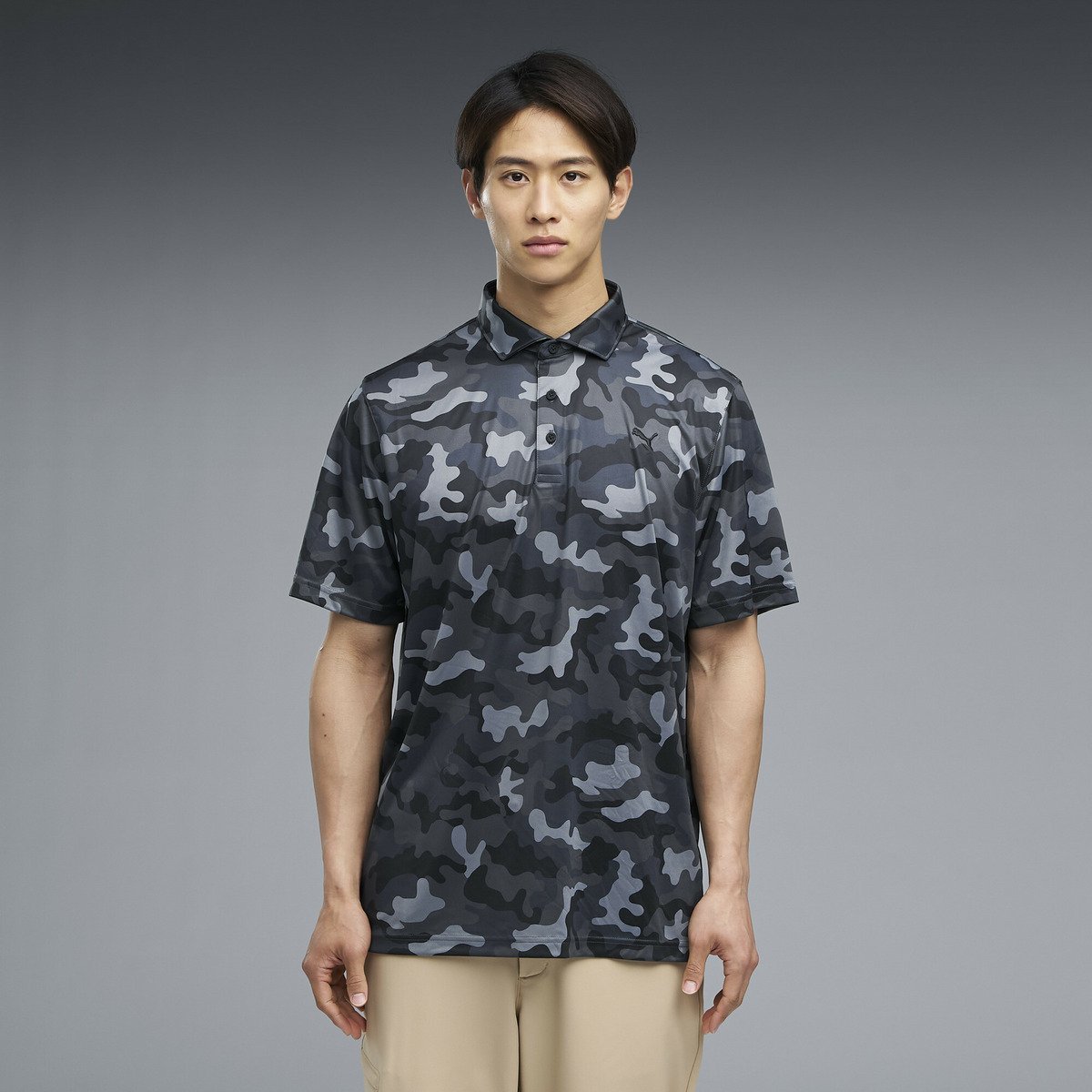【SALE／48%OFF】PUMA メンズ ゴルフ ノース 半袖 ポロシャツ North Polo プーマ トップス ポロシャツ ブラック【送料無料】