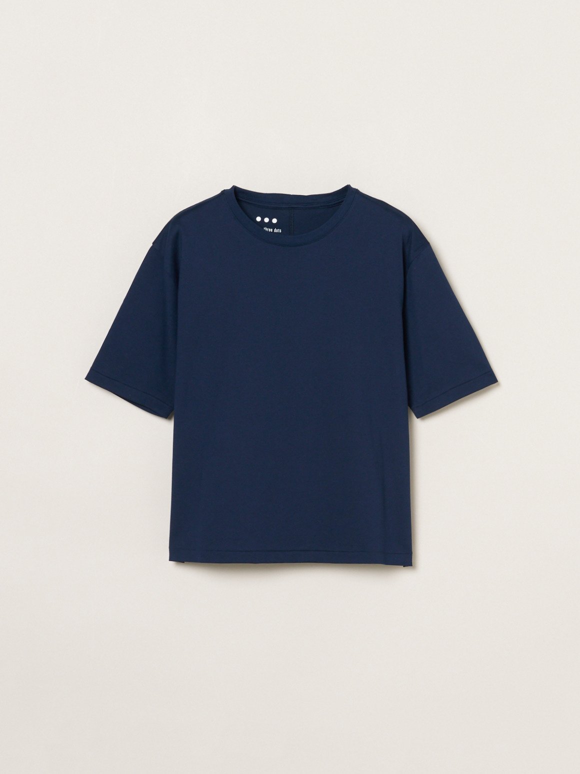 three dots Suvin 28 jersey crew neck tee スリードッツ トップス カットソー・Tシャツ